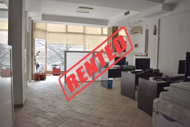 Office for rent in Hoxha Tahsim Street in Tirana, Albania.
It is positioned on the ground floor and